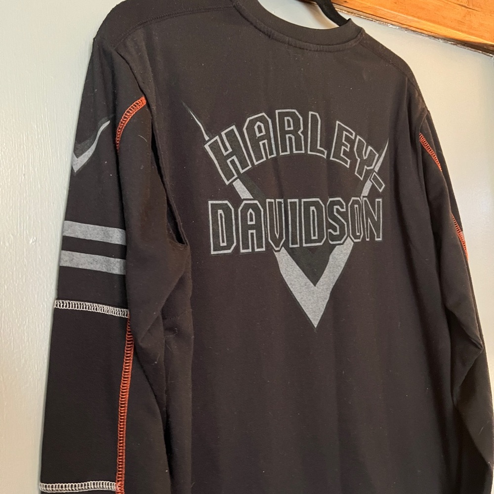 Vintage Harley-Davidson riding shirt with vented shoulders size Medium